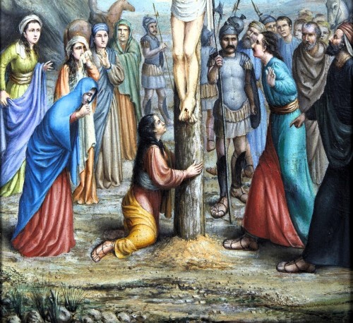 18th century - Crucifixion of Christ - France, Limoges 18th century 